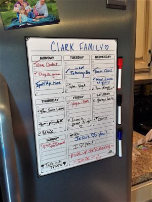 calendar for busy family