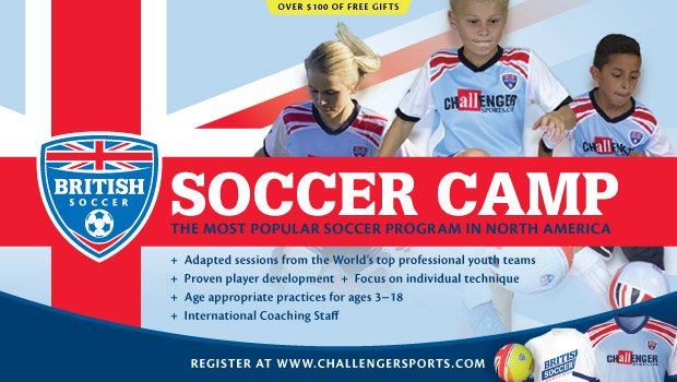 coupon British soccer camp