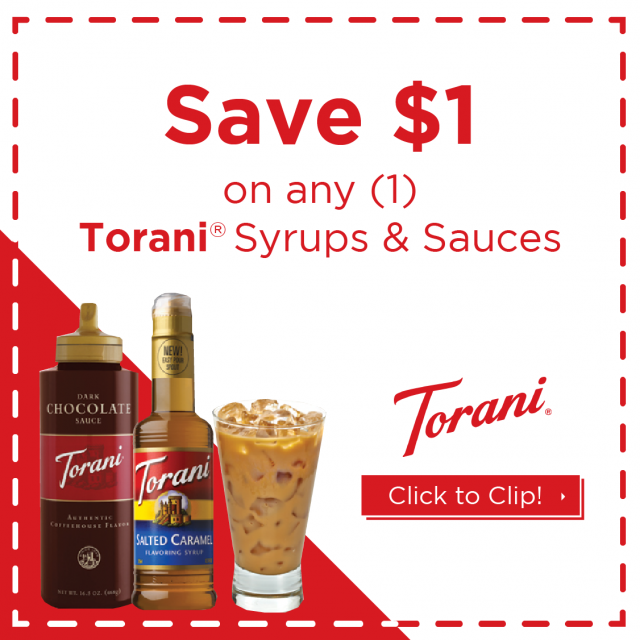 Torani syrup coupon