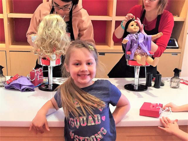 american girl hair salon